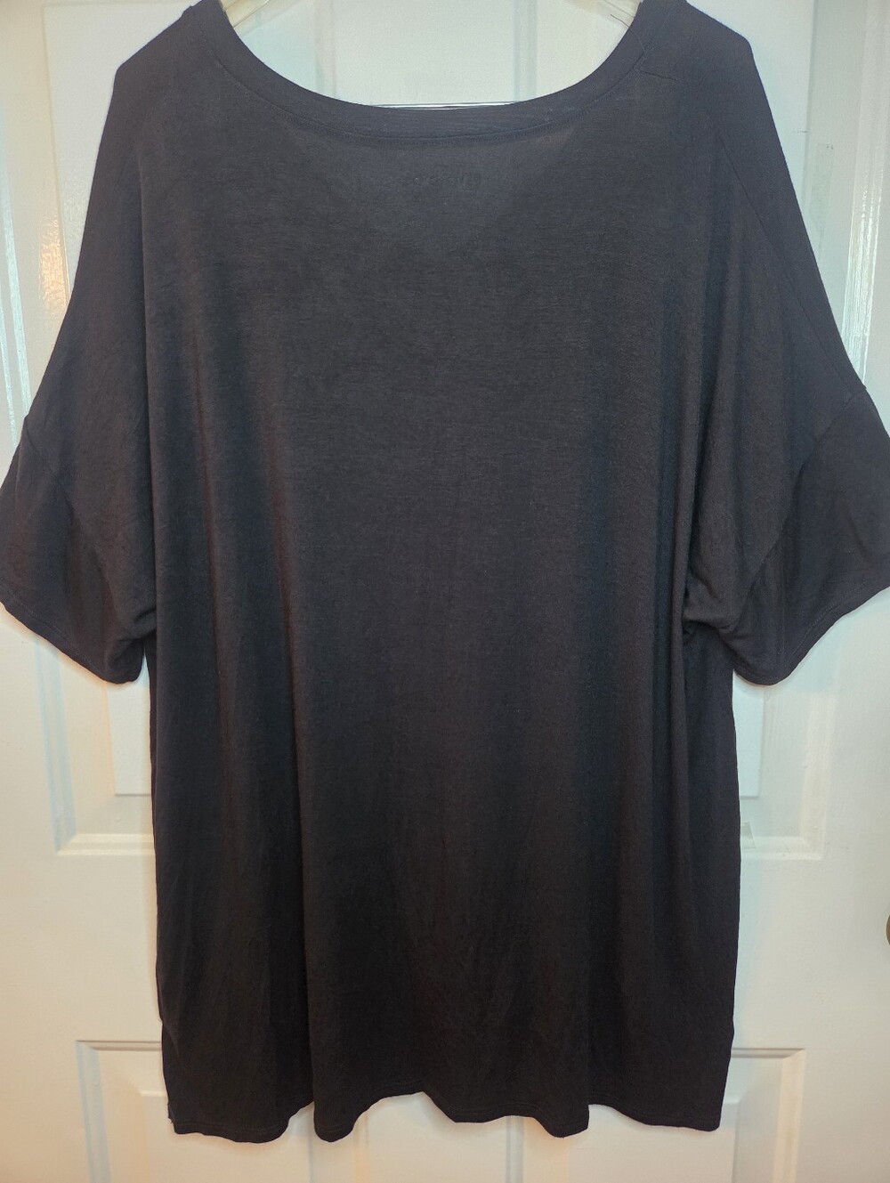 Beyond Yoga V-Neck Oversized Drop Shoulder Short Sleeve T-shirt Modal 2X - Picture 6 of 9